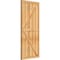 Ekena Millwork Framed Board-n-Batten Shutters w/Z-Bar, Rough Sawn Western Red Cedar, 26 7/8W x 60H, PR RBF06Z26X060RWR - alternate 4